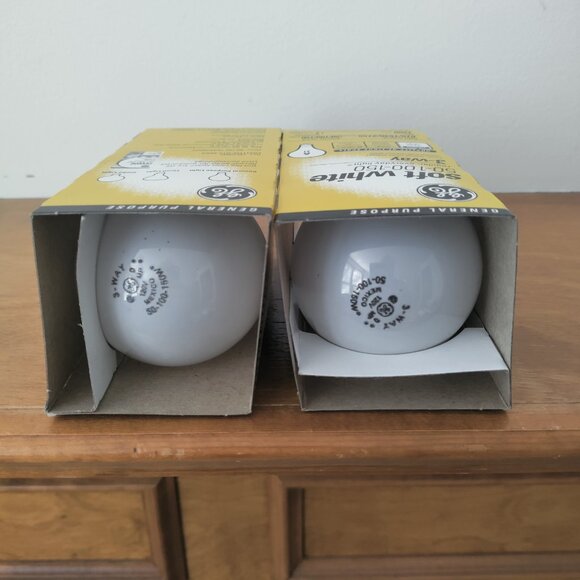 New GE 3-way Soft White 50-100-150 Watt 120v A21 Light Bulb 2 Pack - Picture 7 of 7